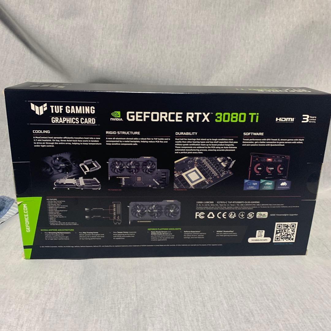 グラフィックボード・グラボ・ビデオカード ASUS TUF Gaming GeForce RTX 3080 Ti 12GB