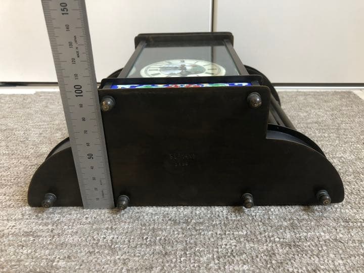 古い銅製  置き時計  アンティーク