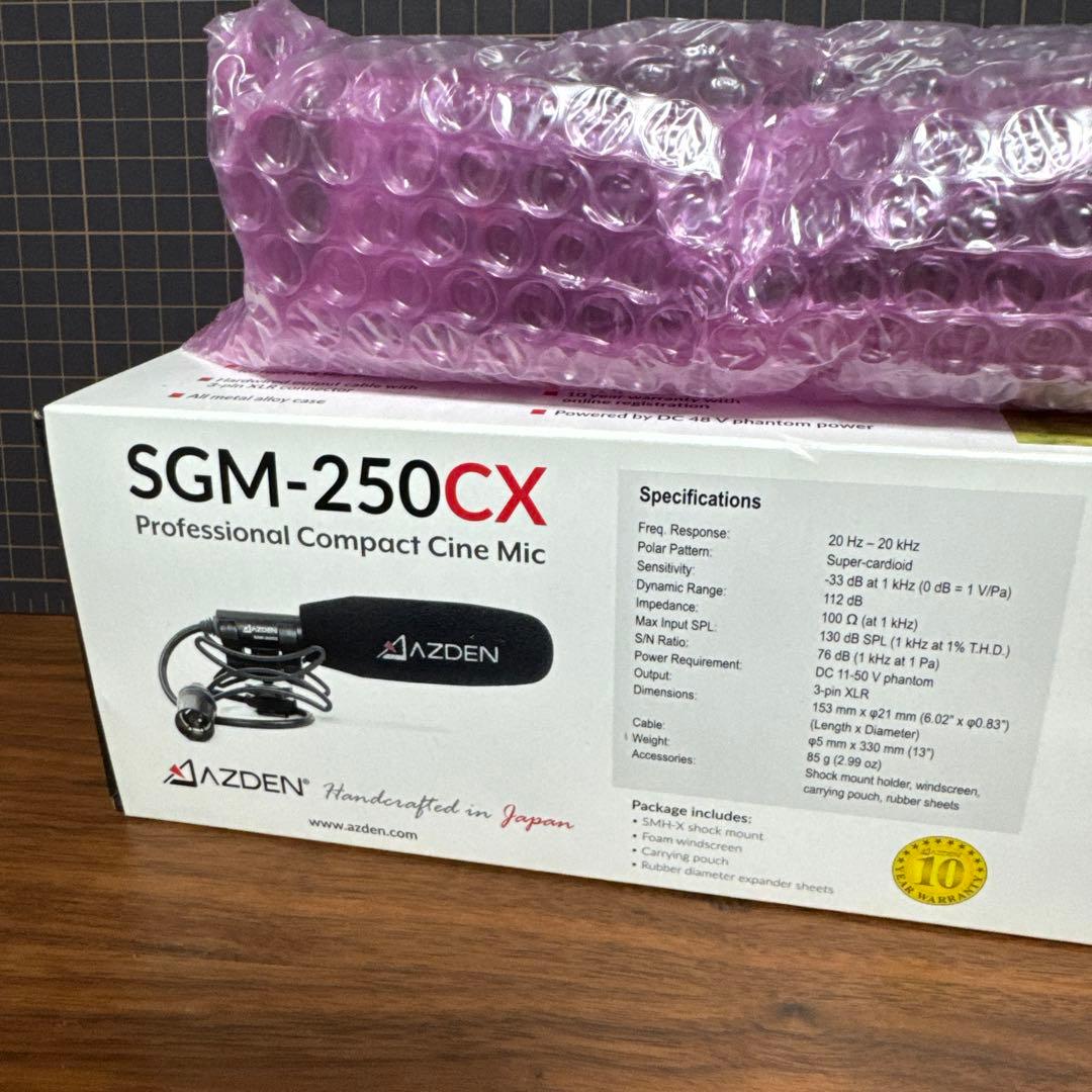 （未使用品）カメラマイク　アツデン　AZDEN SGM-250CX
