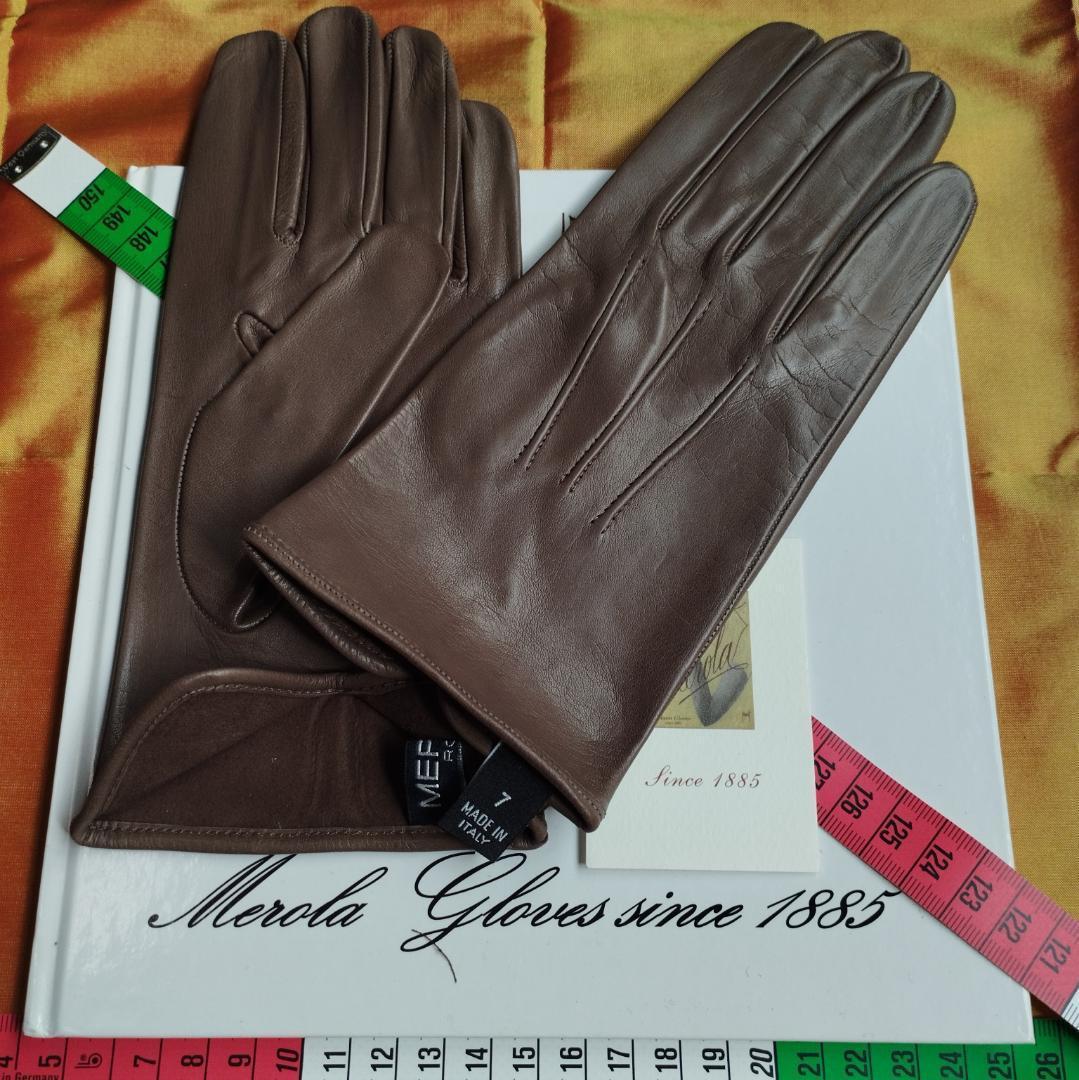 初売り メローラ ナッパトープ色 ライニングなし グローブ 革手袋 MEROLA