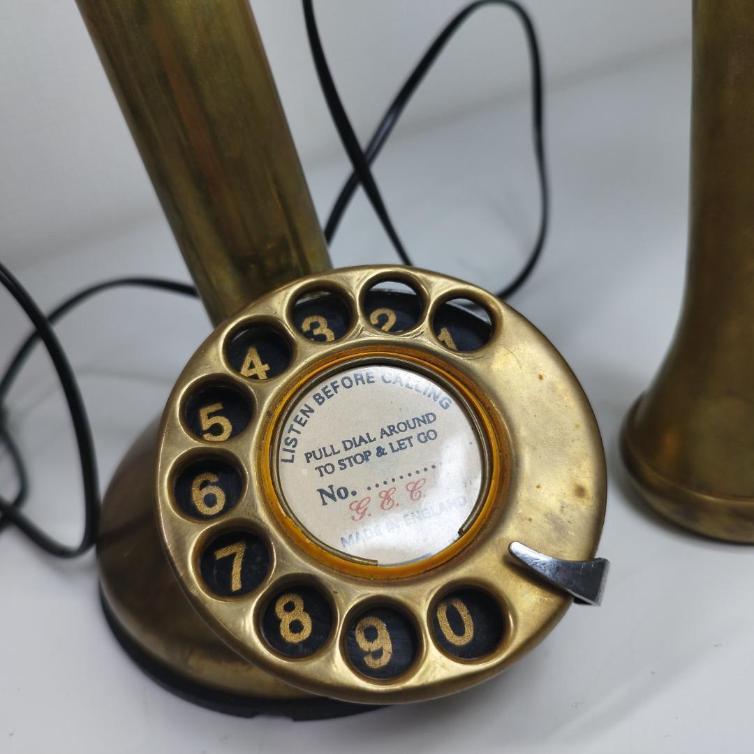 ゼネラル・エレクトリック 電話機 真鍮電話機 海外 雑貨 おしゃれ h7A1