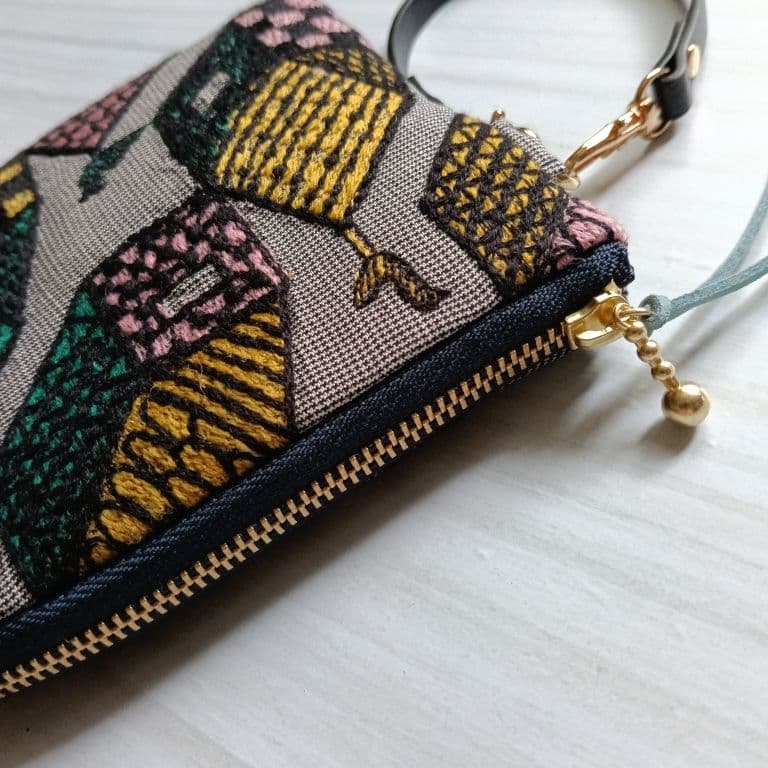 ✩ハッピー＊✩ミナペルホネン　ころんとミニポーチ　シンフォニー　ヴィレッジ