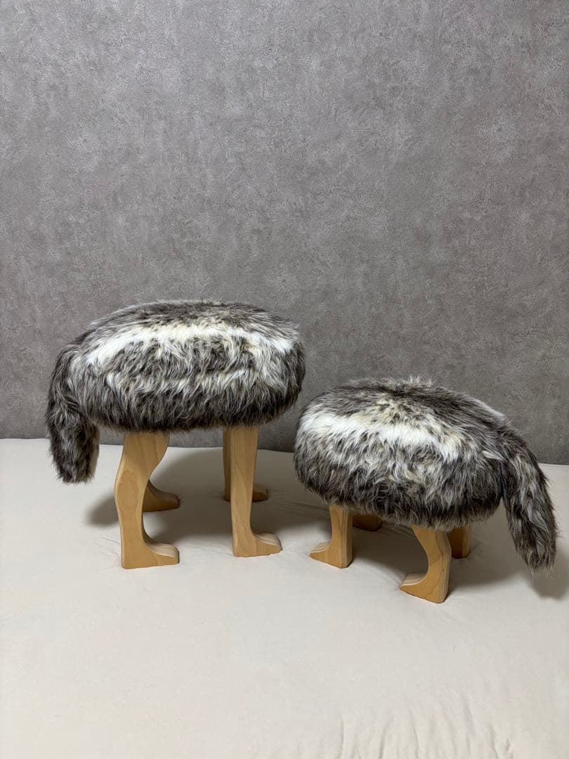 アニマルスツール　匠工芸 |ANIMAL STOOL コヨーテブラウン　Lサイズ