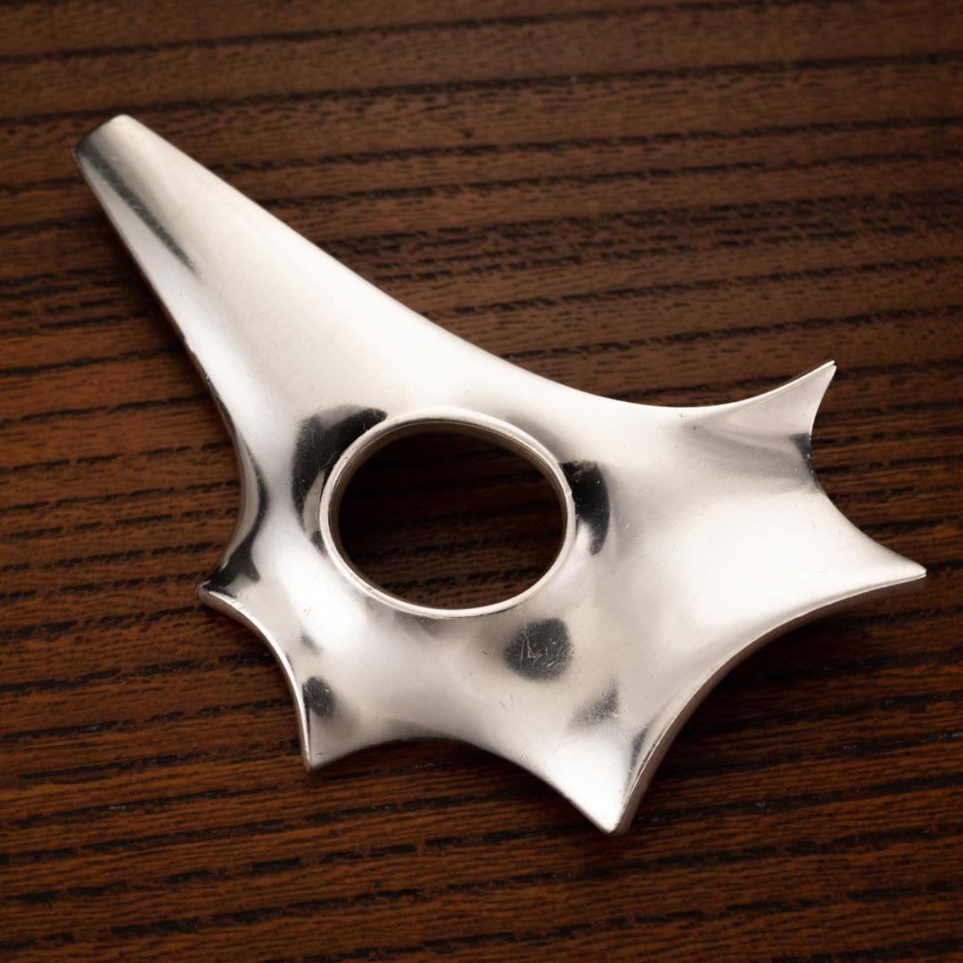  北欧モダンデザイン シルバーブローチ ジョージジェンセン