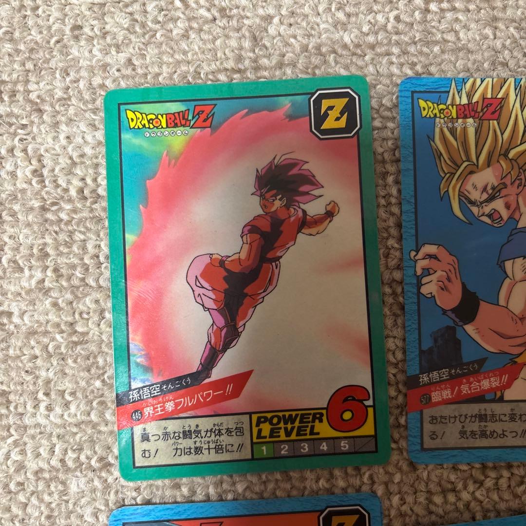 ドラゴンボール　カードダス　隠れキラ4枚セット