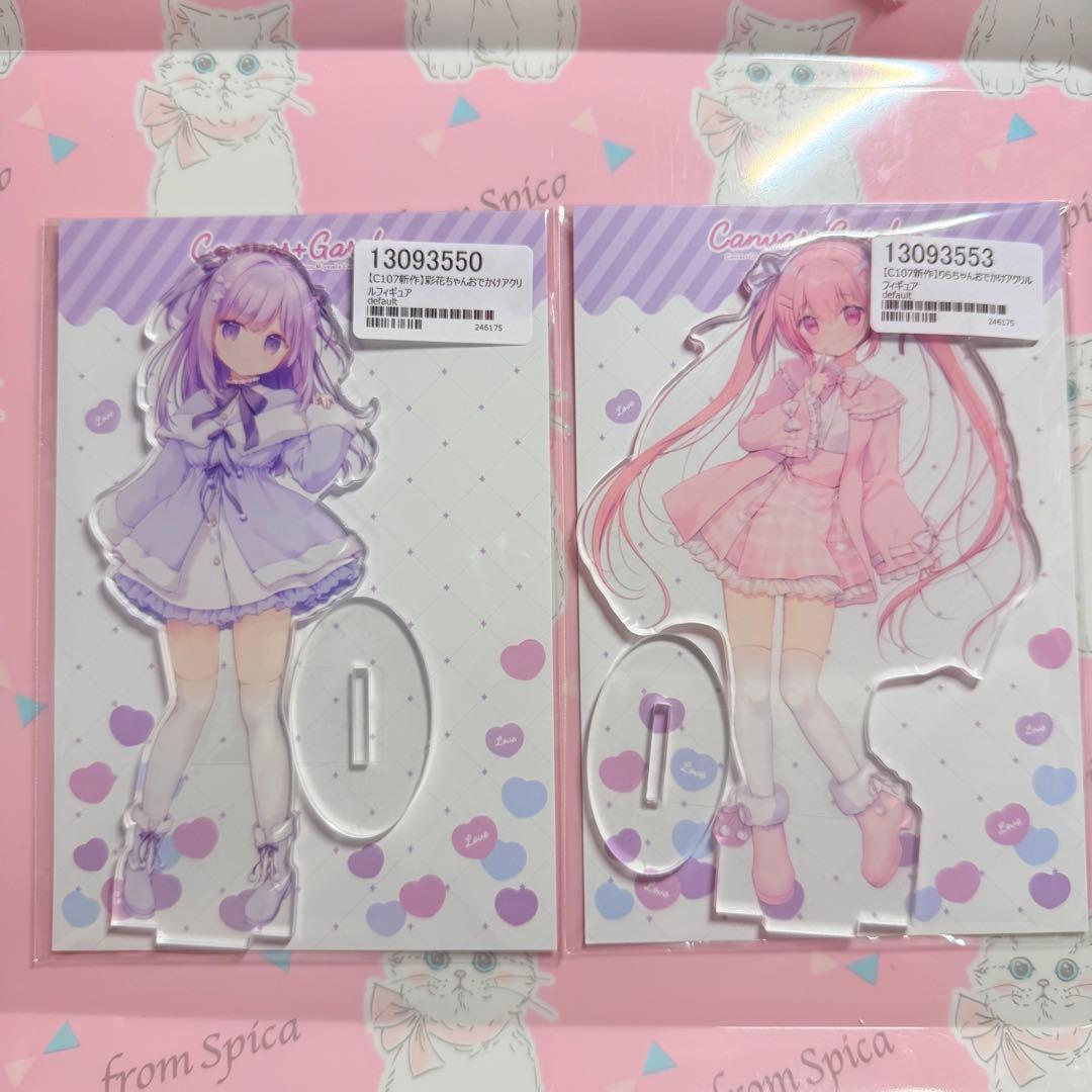 Canvas+Garden りらちゃん 彩花ちゃん おでかけアクリルフィギュア