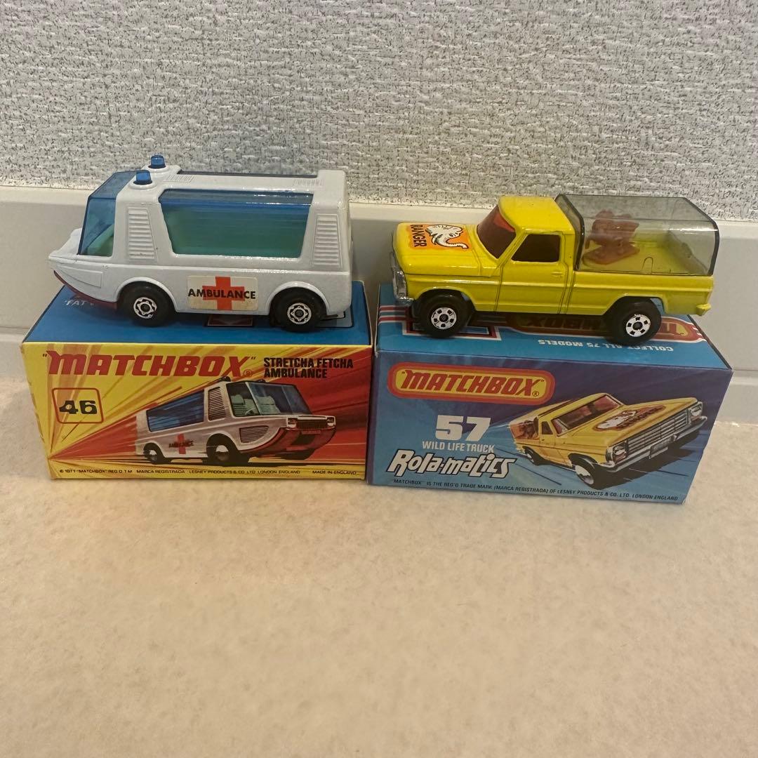 MATCHBOX ミニカーセット 4台入り　年代物　希少　レトロ玩具