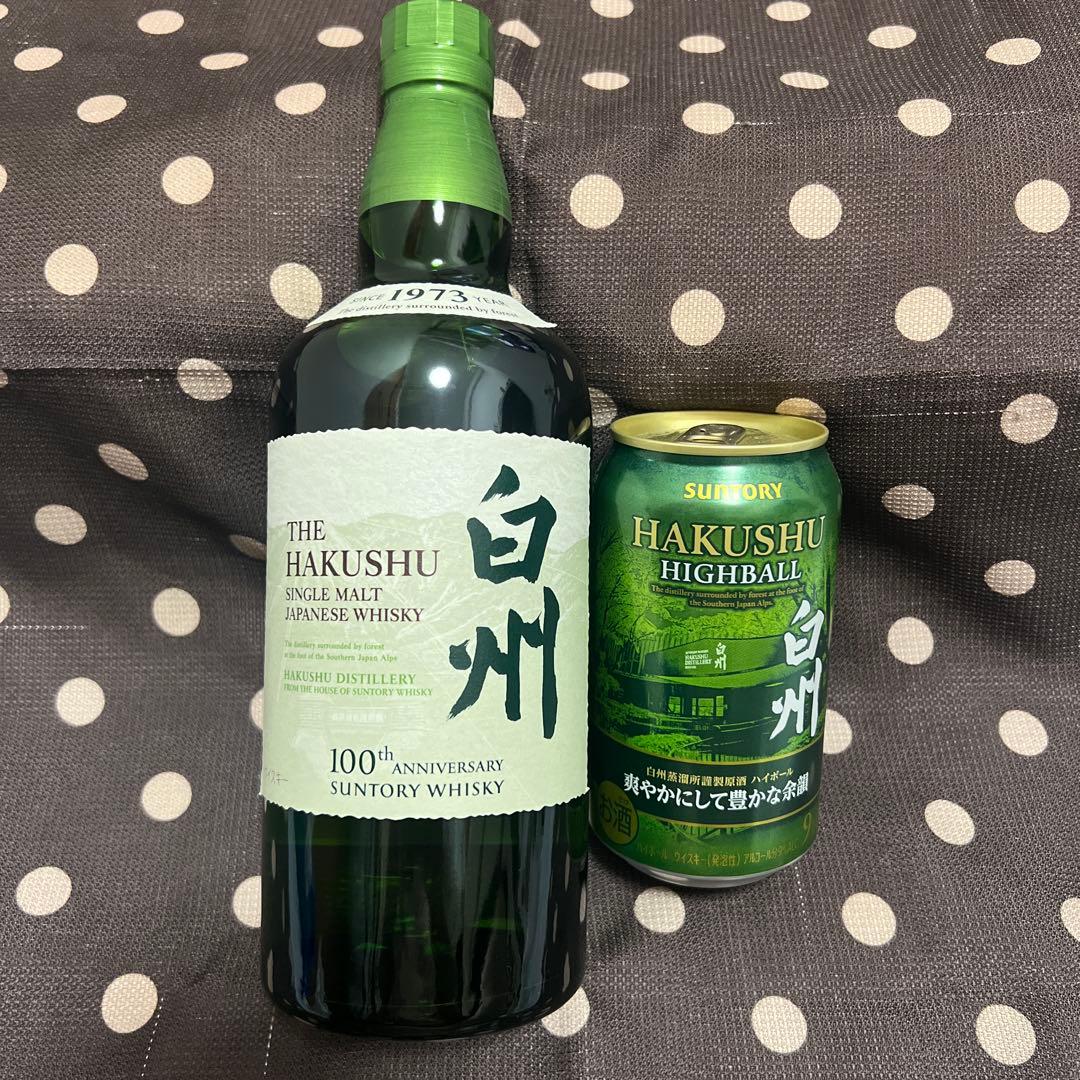 白州　シングルモルトウイスキー 700ml 白州　ハイボール缶　計2点セット