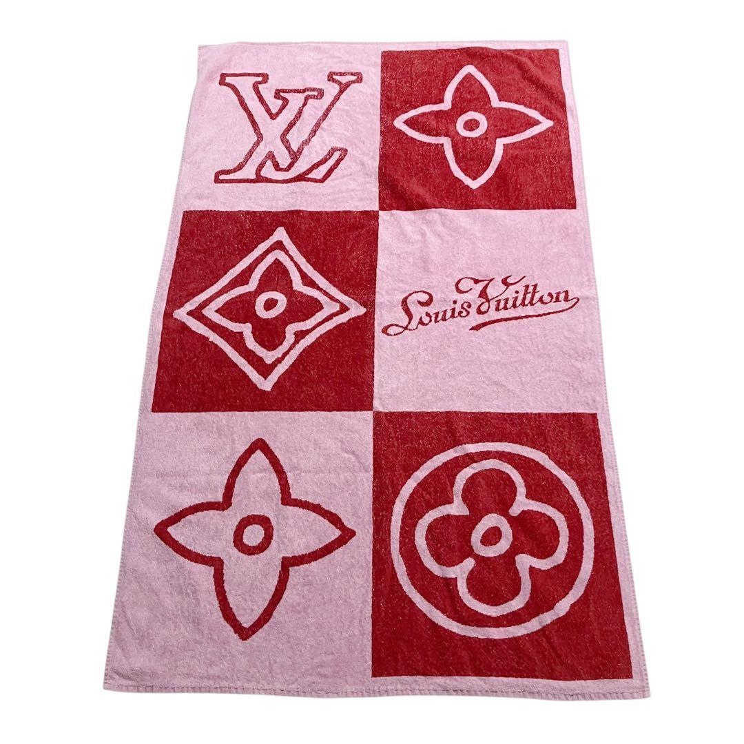 良品✨ ルイヴィトン 大判 ビーチタオル バスタオル ブランケット