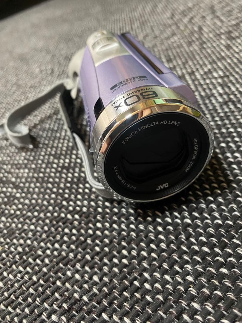 【動作確認ＯＫ】JVC Everio GZ-E310-V 三脚　バッテリー2個