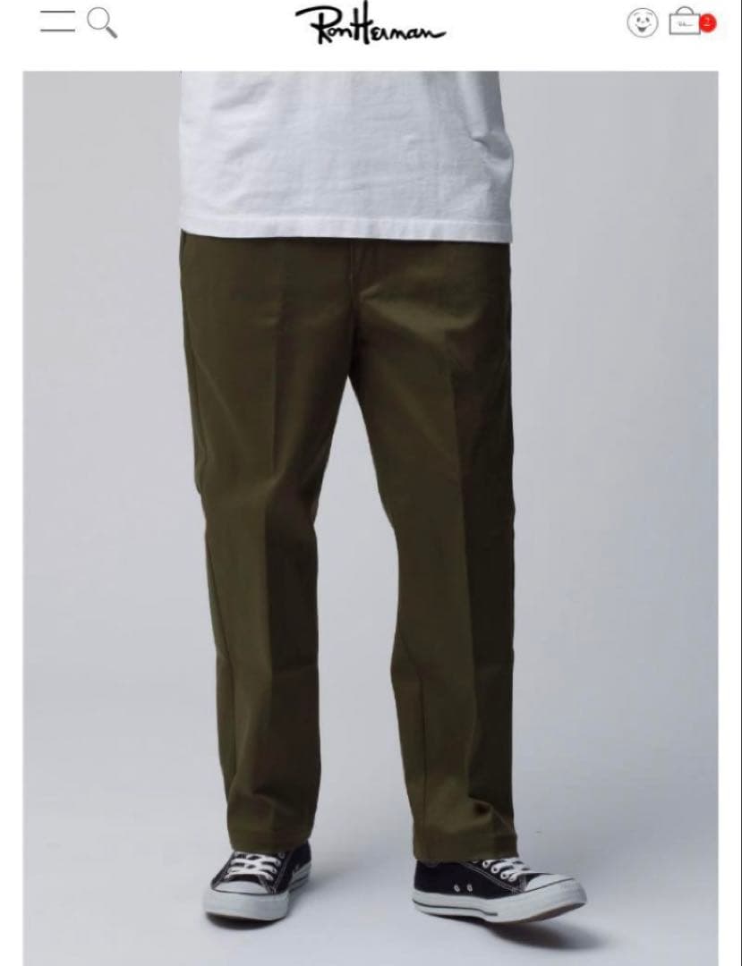 ロンハーマン × ディッキーズ 30 ストレート チノパン ネイビー NOAH