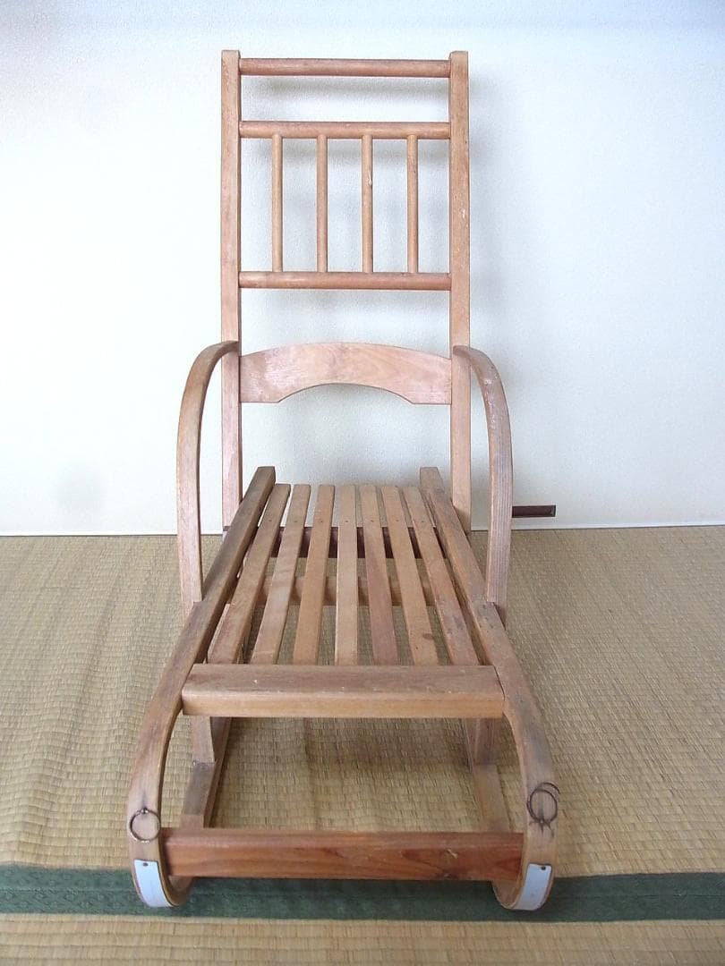 木製　そり　昭和　ディスプレイ　雪遊び