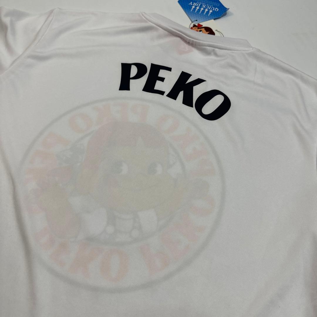 新品未使用　ペコちゃん　Tシャツ    半袖　メッシュ生地　Lサイズ