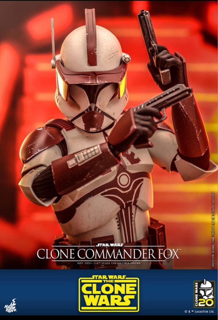 【ホットトイズ】 コマンダー・フォックス　スターウォーズ　クローンウォーズ