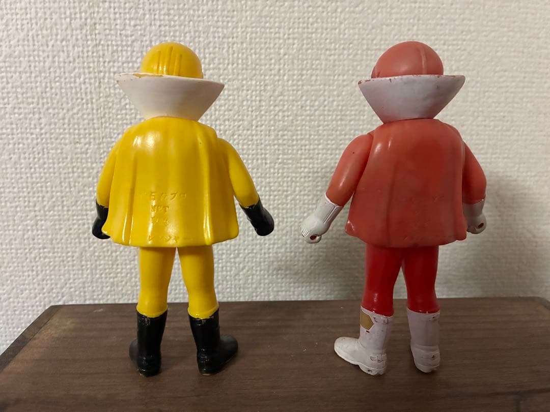 ゴレンジャー レトロ ソフビ2体セット(美品)ポピー