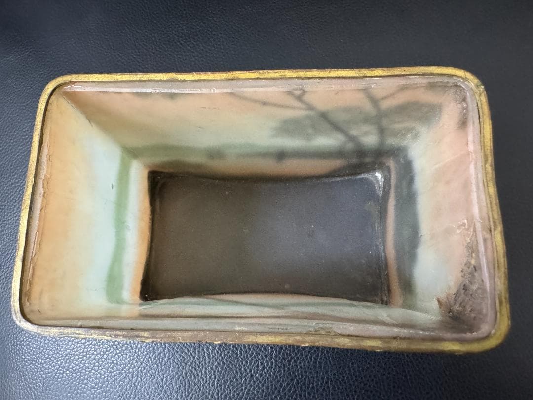 【工芸品】ルグラ Legras フラワーベース 「湖畔」