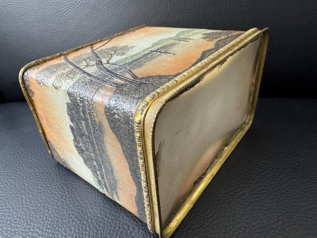 【工芸品】ルグラ Legras フラワーベース 「湖畔」