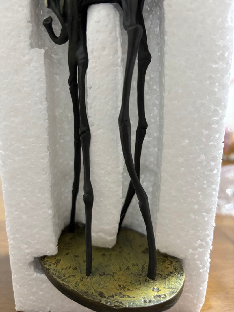 サルバドール・ダリ作 「聖アントニウスの誘惑」から象（ゾウ）の彫刻 宇宙象