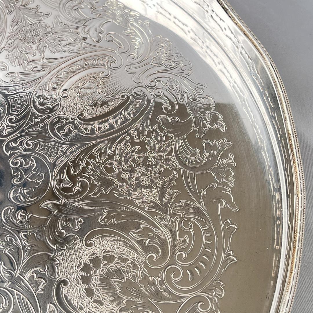 【Mappin & Webb】ギャラリートレー 37cm マッピンアンドウェッブ