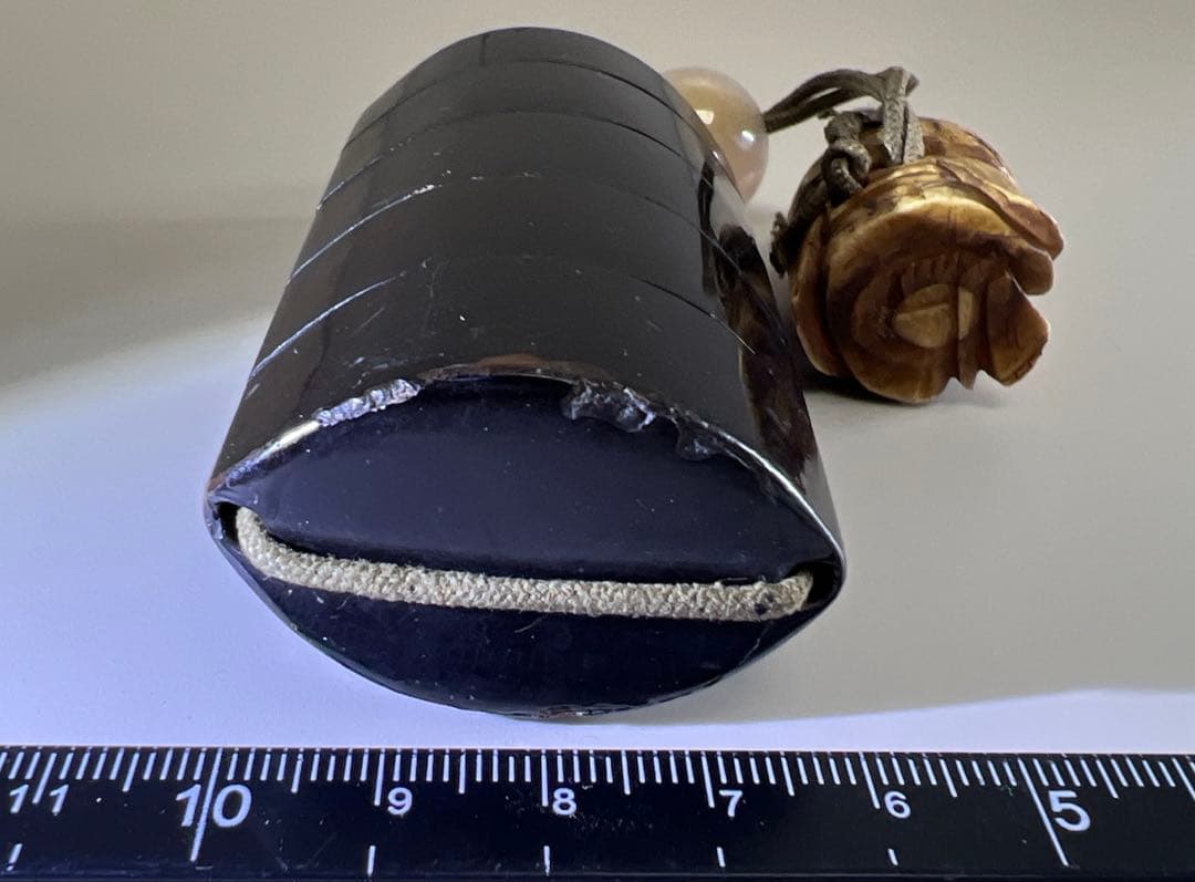 印籠人物根付緒締付　56g 東Y7-0918⭐︎2Fタエサ