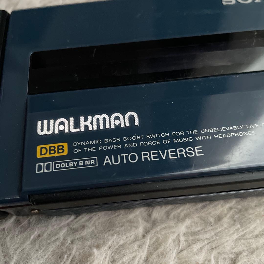 【ジャンク】SONY カセットウォークマン WM-150 ネイビー