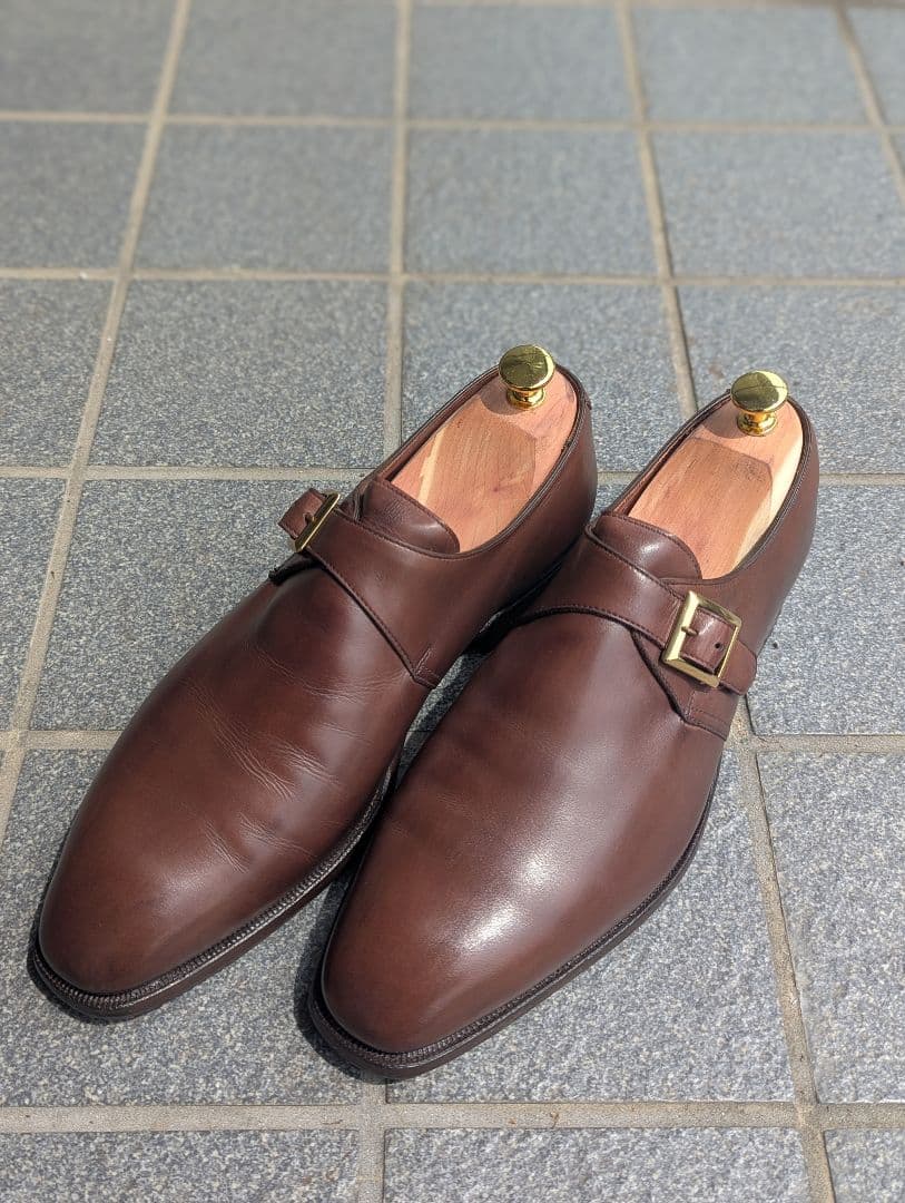 クロケット&ジョーンズ　サヴィル　8.5E　ダークブラウンアンティーク　337