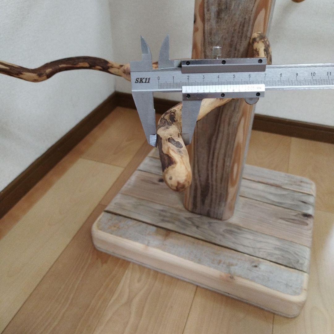 【大型鳥用】くねくね螺旋状♬どっしりバードスタンド