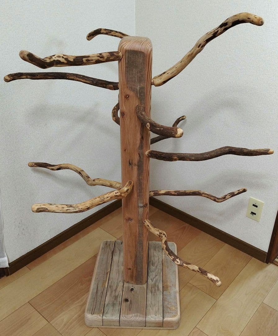 【大型鳥用】くねくね螺旋状♬どっしりバードスタンド