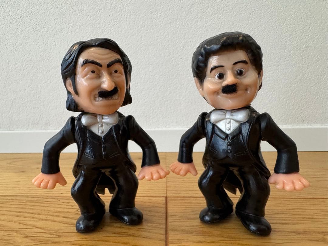 当時物ドリフターズ ヒゲダンス人形 2体セット アンソニー 志村けん 加藤茶