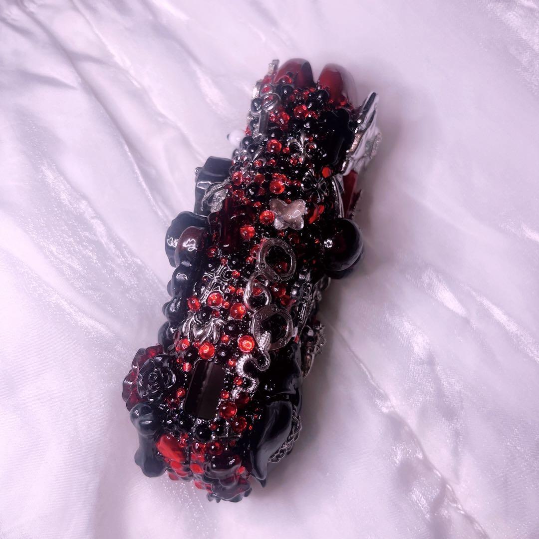 【6】あくまRED iQOSケース デコ イルマ デコケース 地雷系 ギャル