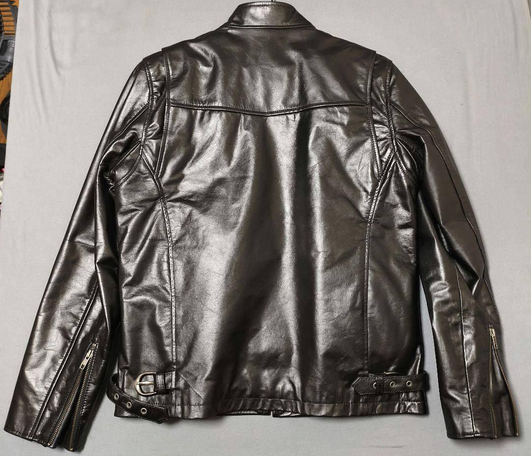 LIUGOO LEATHERS シングルライダースジャケット 牛革