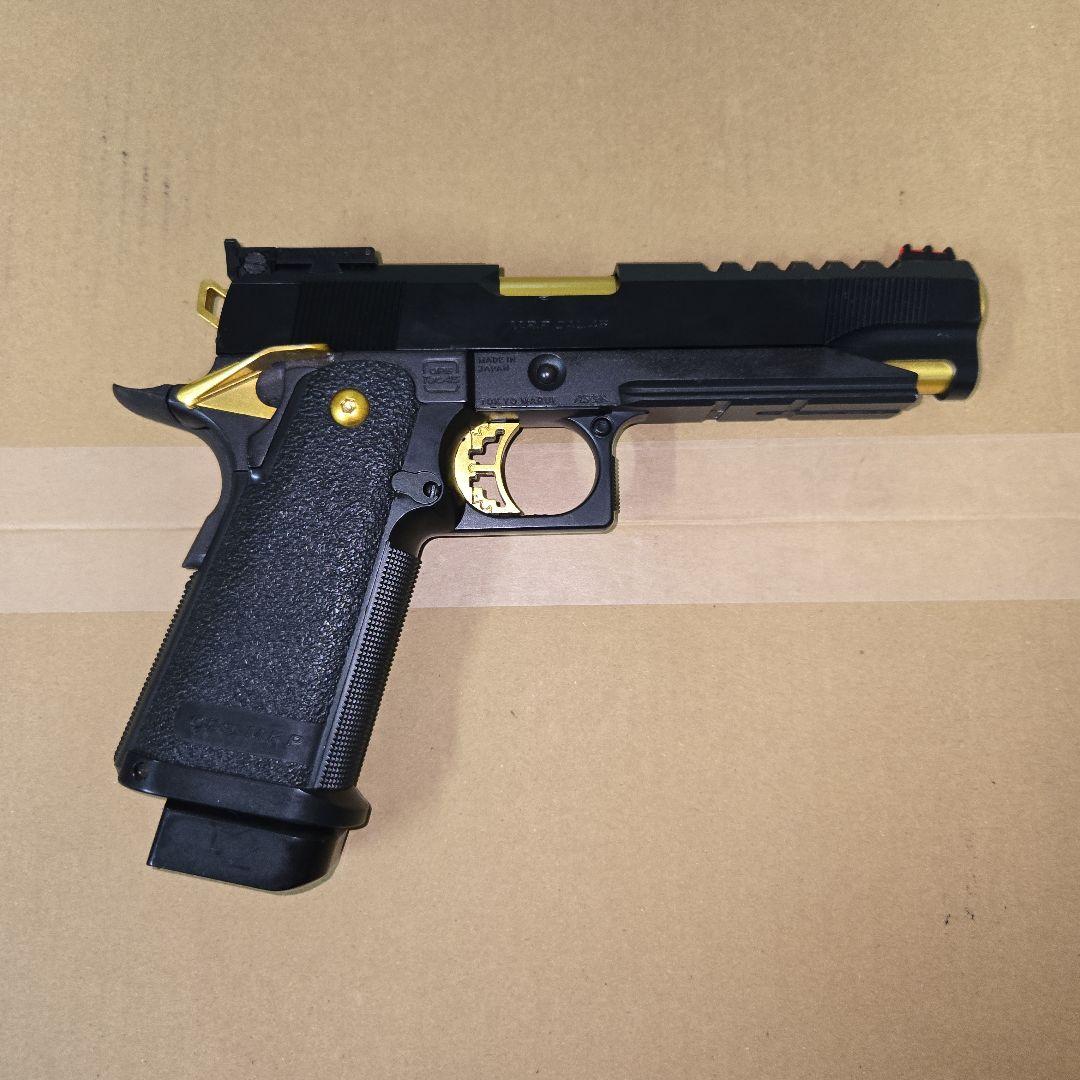 東京マルイ ガスガン　ハイキャパ5.1 ゴールドマッチ　マガジン2個付