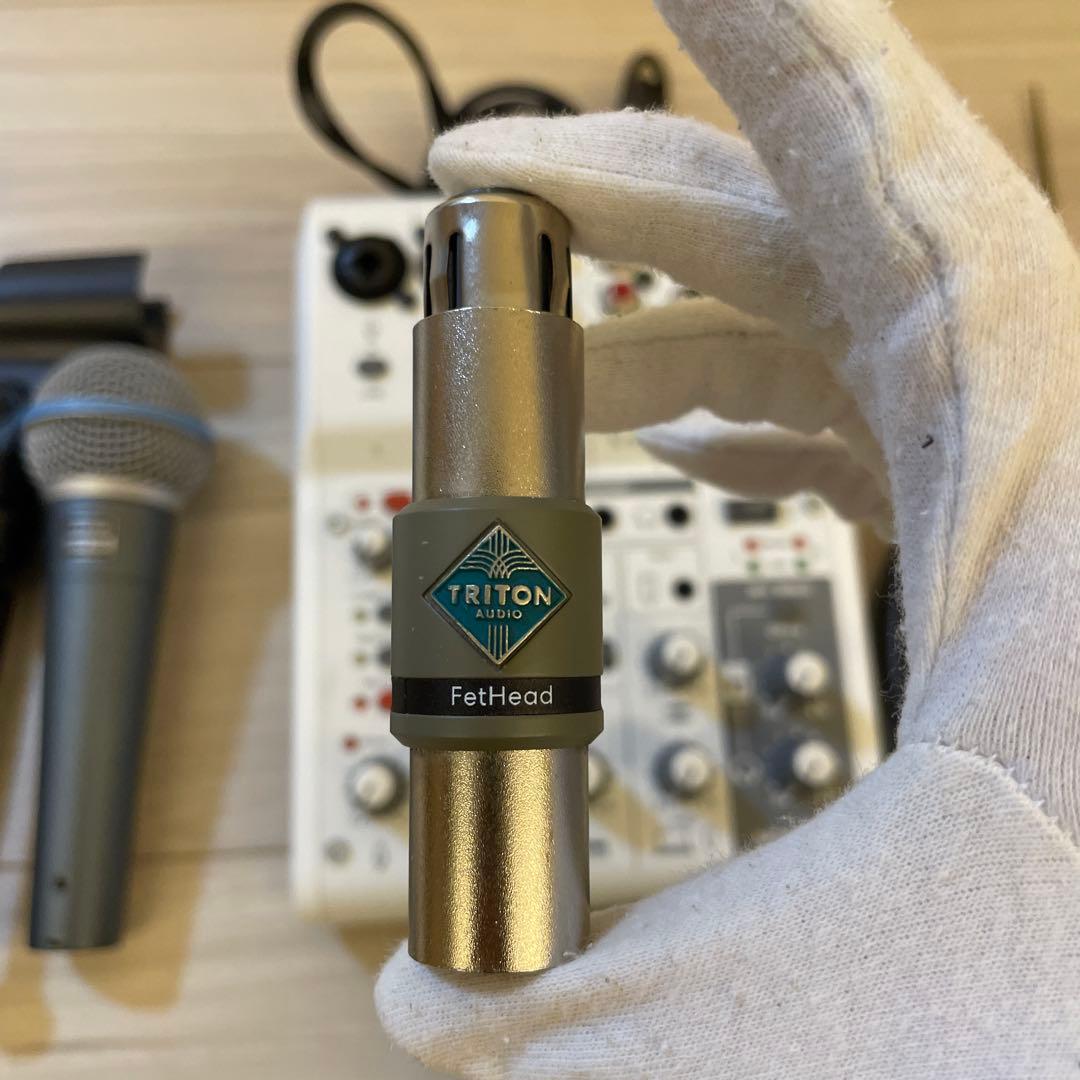 オーディオインターフェースとマイクセット