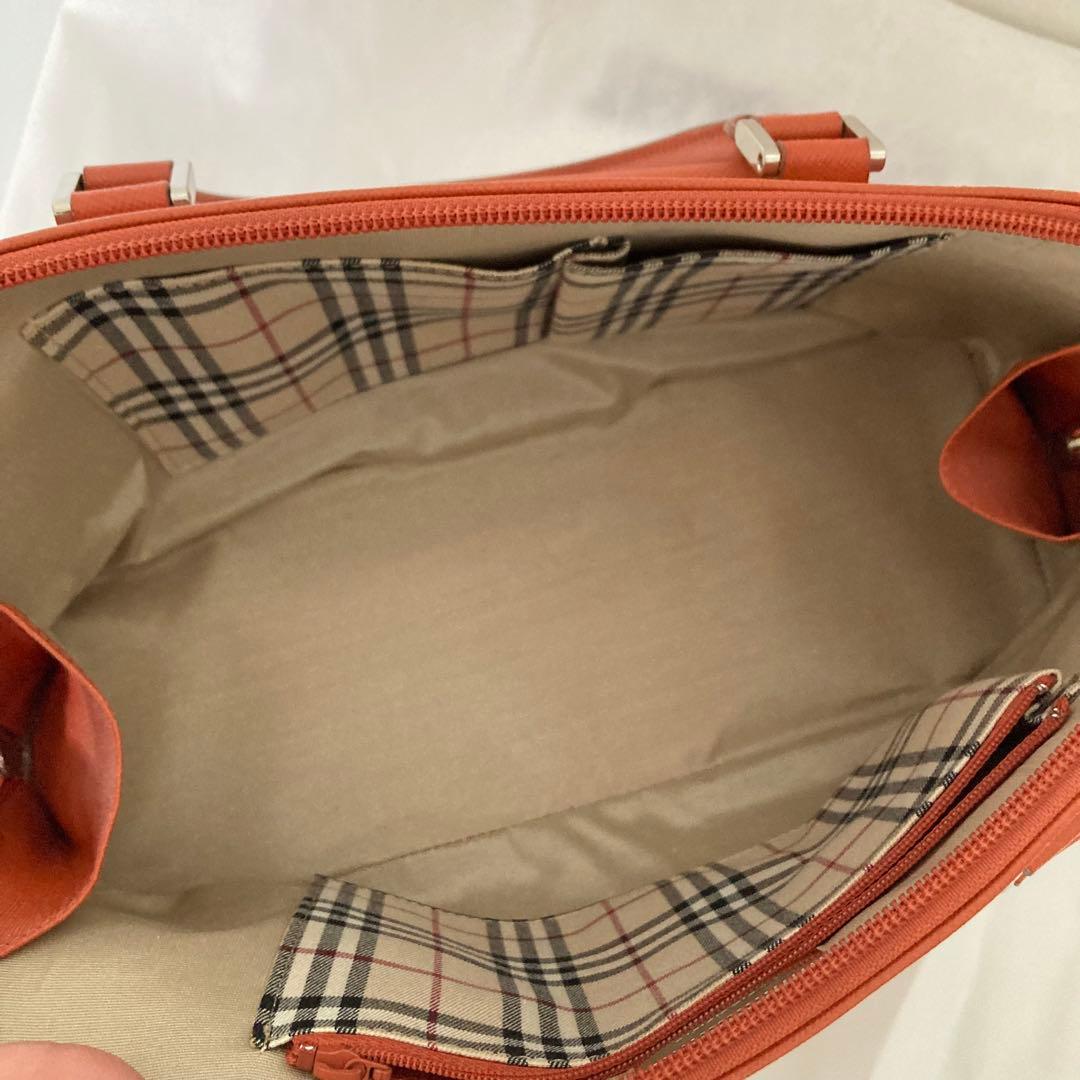 か*ら様 BURBERRY バーバリー　ハンドバッグ　本革　セレモニーバッグ