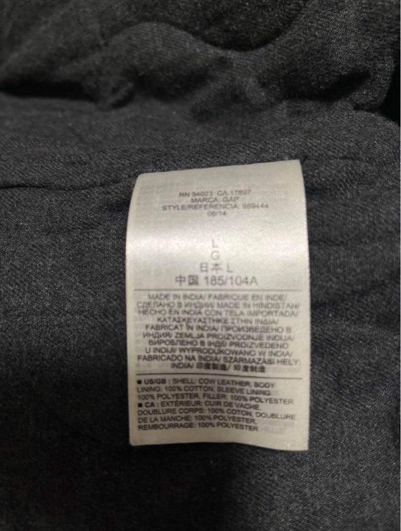 OLD GAP レザージャケット 牛革 Lサイズ