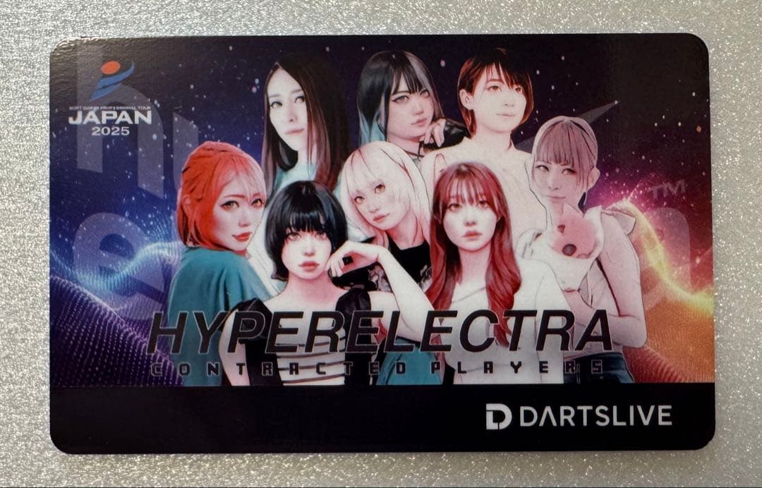 HYPERELECTRA ダーツカード JAPAN 2025