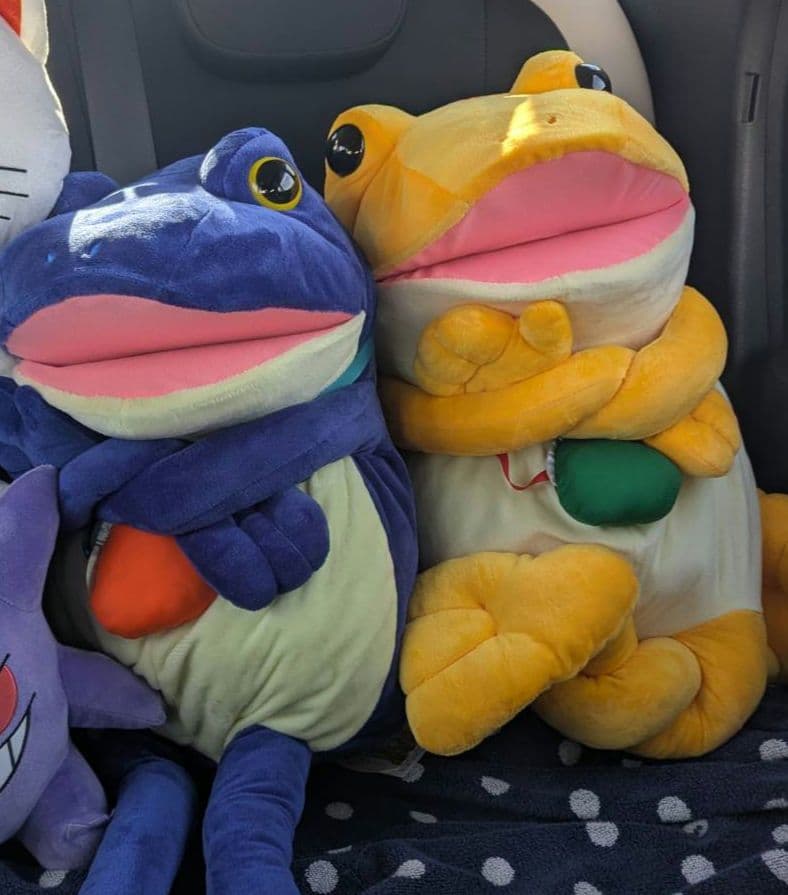 【最新】おとぼけケロピョン　おつかい　ウルトラBIG　ぬいぐるみ　4種セット