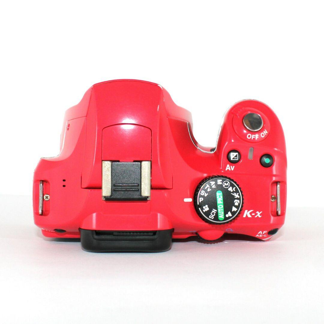 PENTAX K-x デジタル一眼レフカメラ レッド iPhone転送✨完動品✨