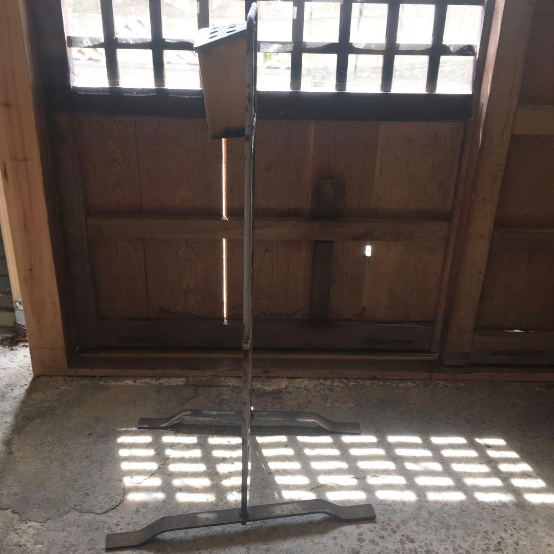 ☆両面/レトロ☆たばこ 琺瑯看板 灰皿 吸殻入れ タバコ 煙草 立て看板