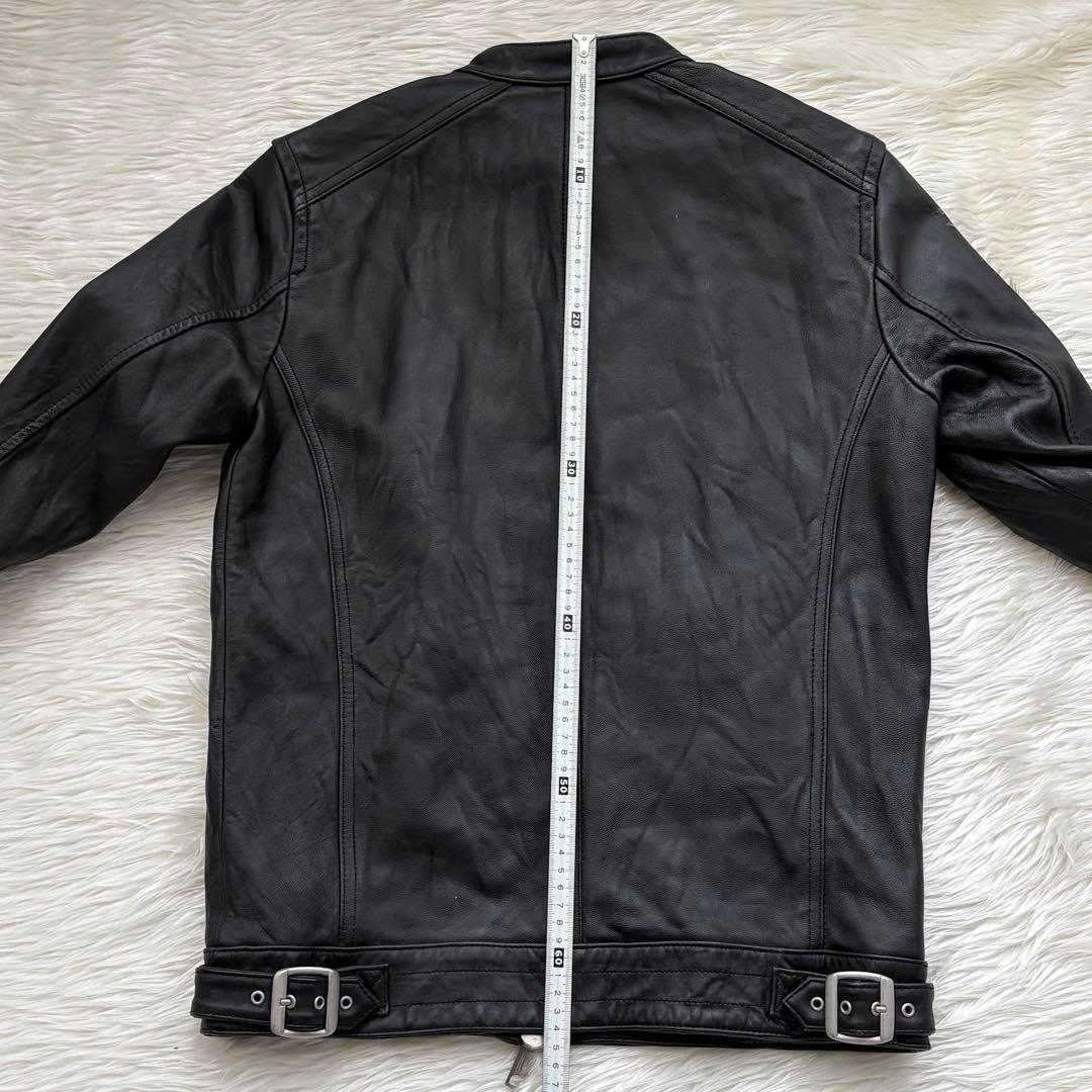 【mさま専用】JACKROSE 羊革 レザージャケット シングルライダース