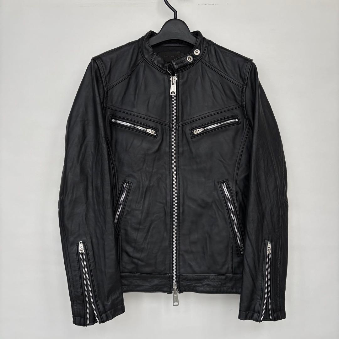 【mさま専用】JACKROSE 羊革 レザージャケット シングルライダース