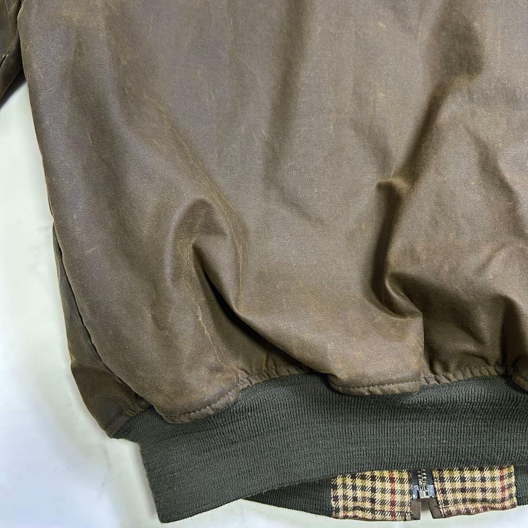 【USA製】ポロラルフローレン オイルド スイングトップ コーデュロイ襟 M