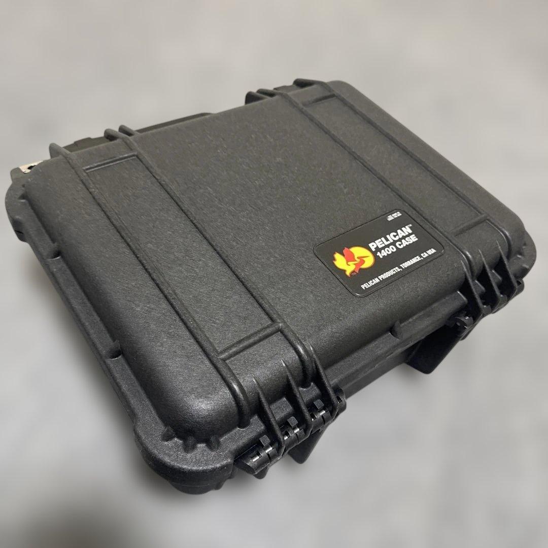 PELICAN（ペリカン） プロテクターケース 1400 フォーム付 BLACK