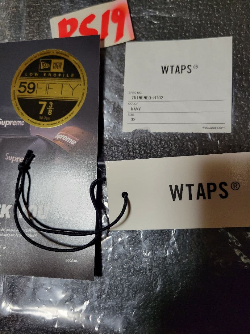 WTAPS 59Fifty Low Profile Cap Navy キャップ