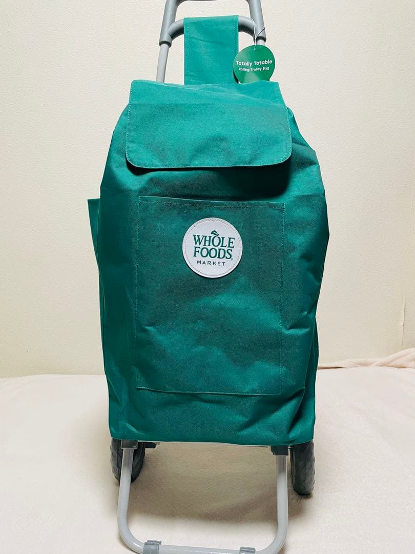 Whole Foods Market キャリーカート トロリーカート　グリーン