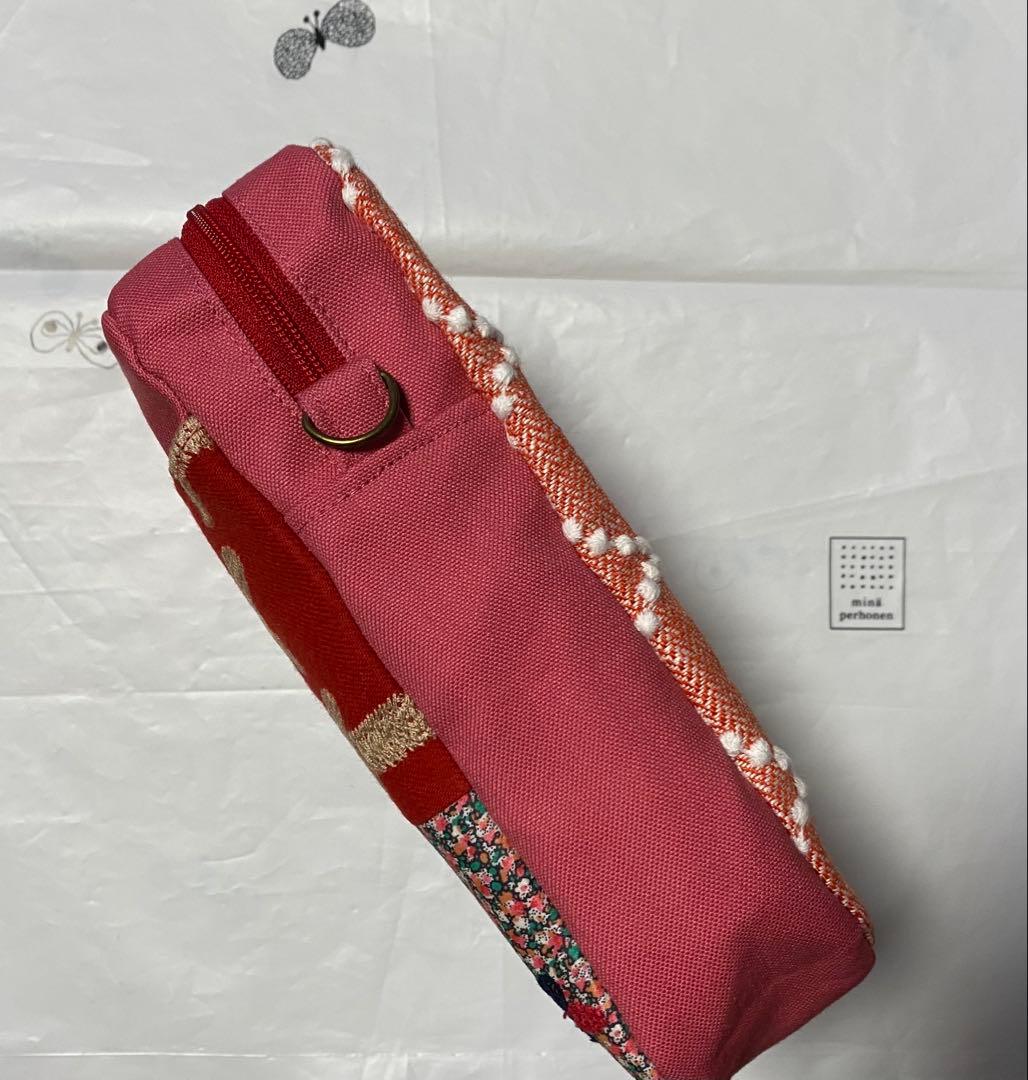 ミナペルホネン　ハンドメイド　ポーチ