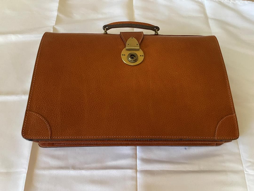 【松戸】アンティーク未使用　クラシック調ビジネスバッグ