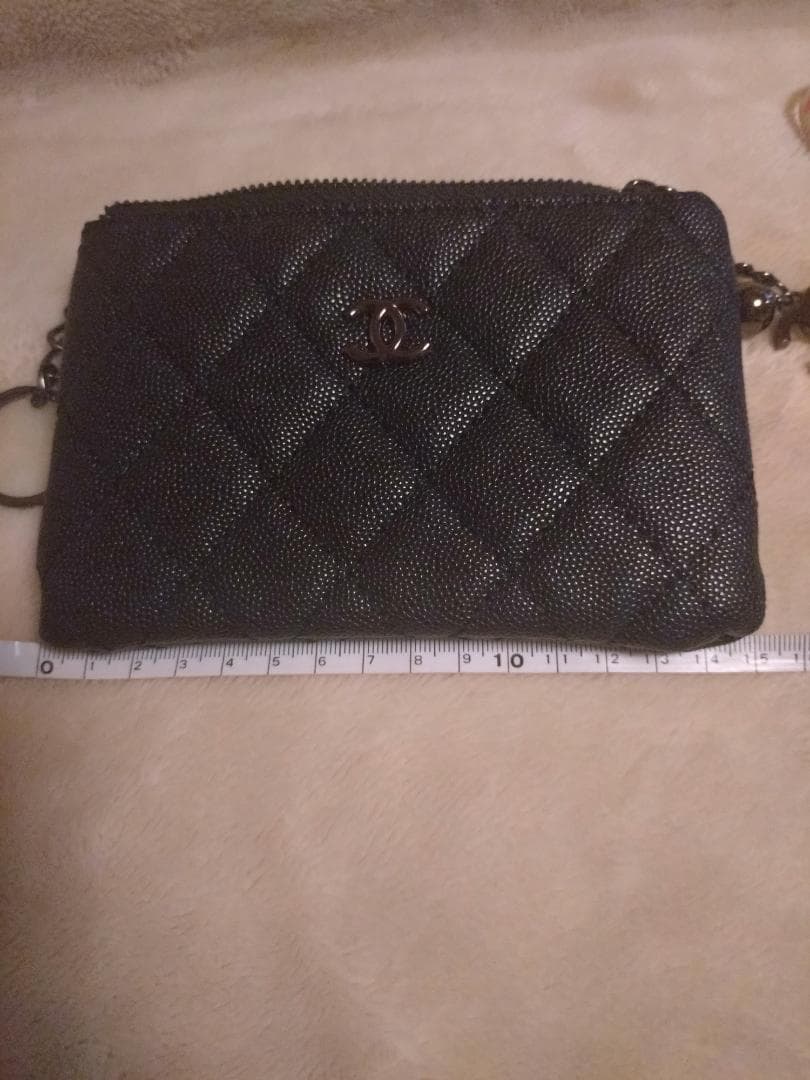 新品未使用　CHANEL ブラック ケース、キーケース ノベルティ
