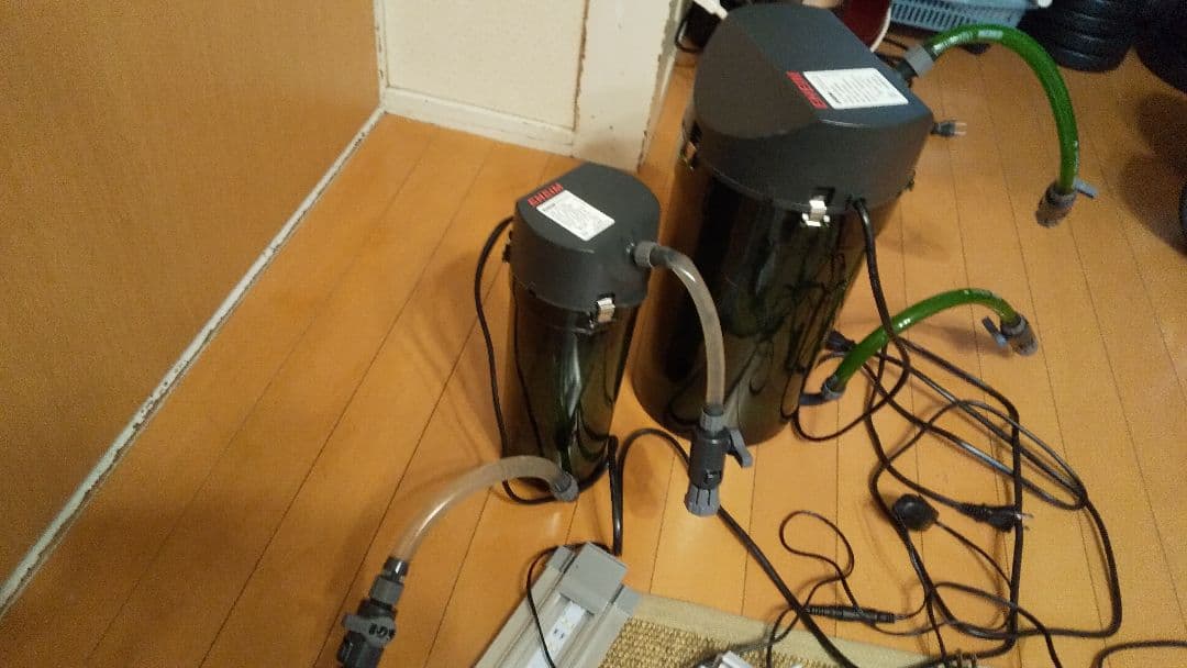 エーハイム　2215 2211フィルターNX003N3台ヒーターまとめて