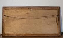 【真作】絵画　油彩　農村の人々を描く群像画　収穫のリズム　働く光景　Y115